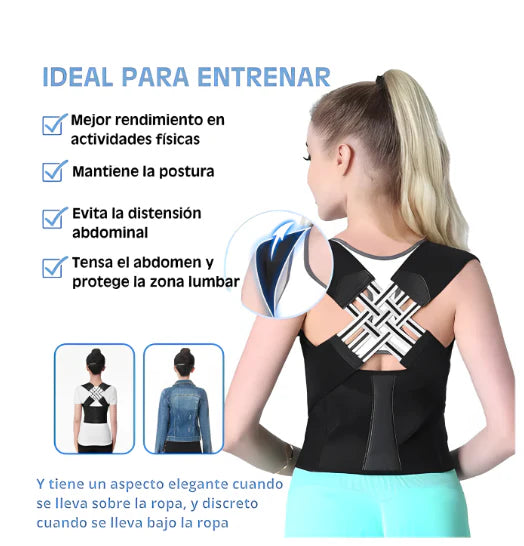 Corrige tu postura al instante con el Chaleco Corrector UNISEX