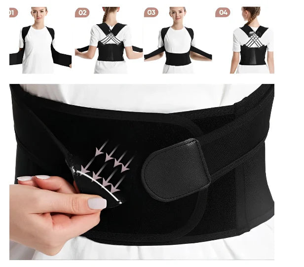 Corrige tu postura al instante con el Chaleco Corrector UNISEX